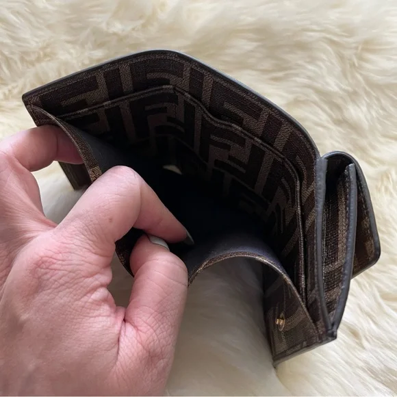 Fendi Micro Hairdo Girls Trifold Wallet